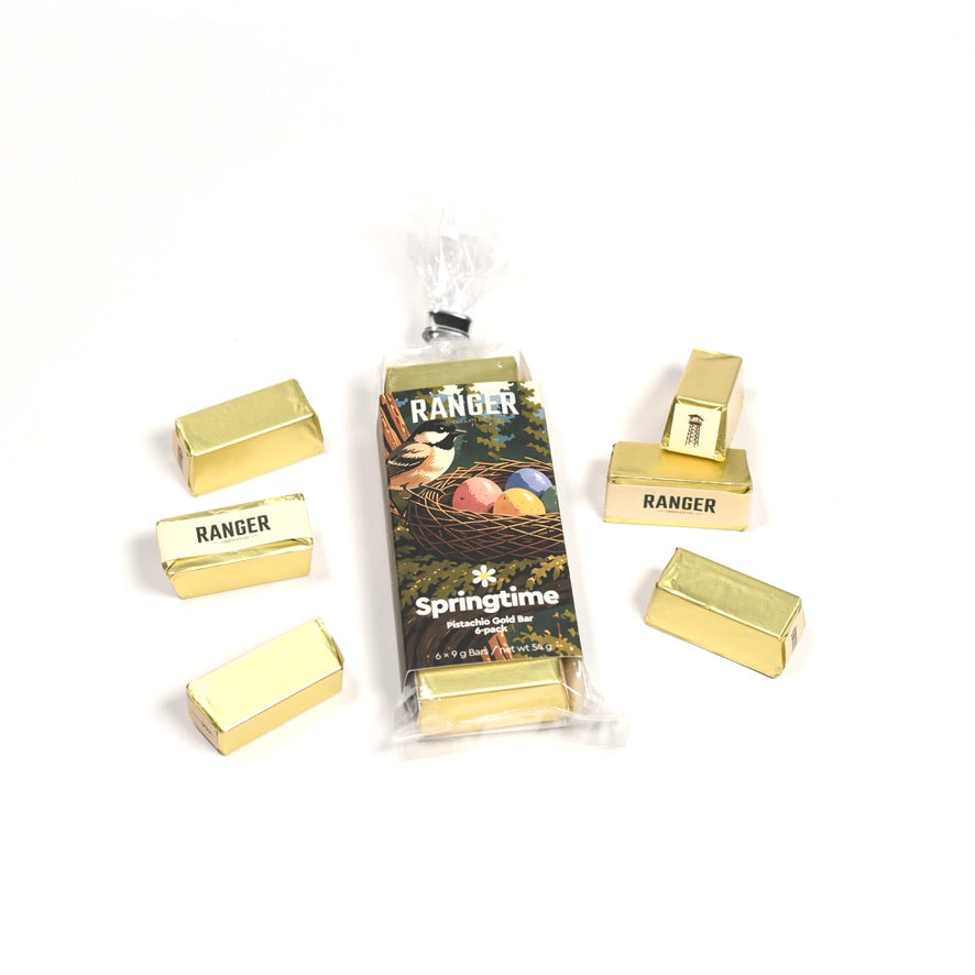 Springtime Pistachio Gold Bar, 6-Pack (Spring/Easter)