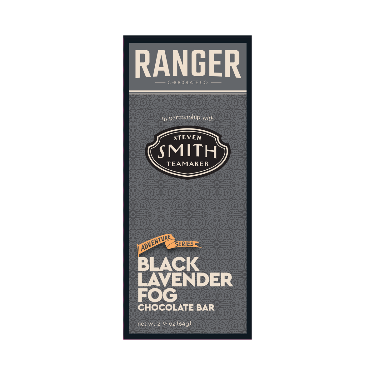Black Lavender Fog Chocolate Bar
