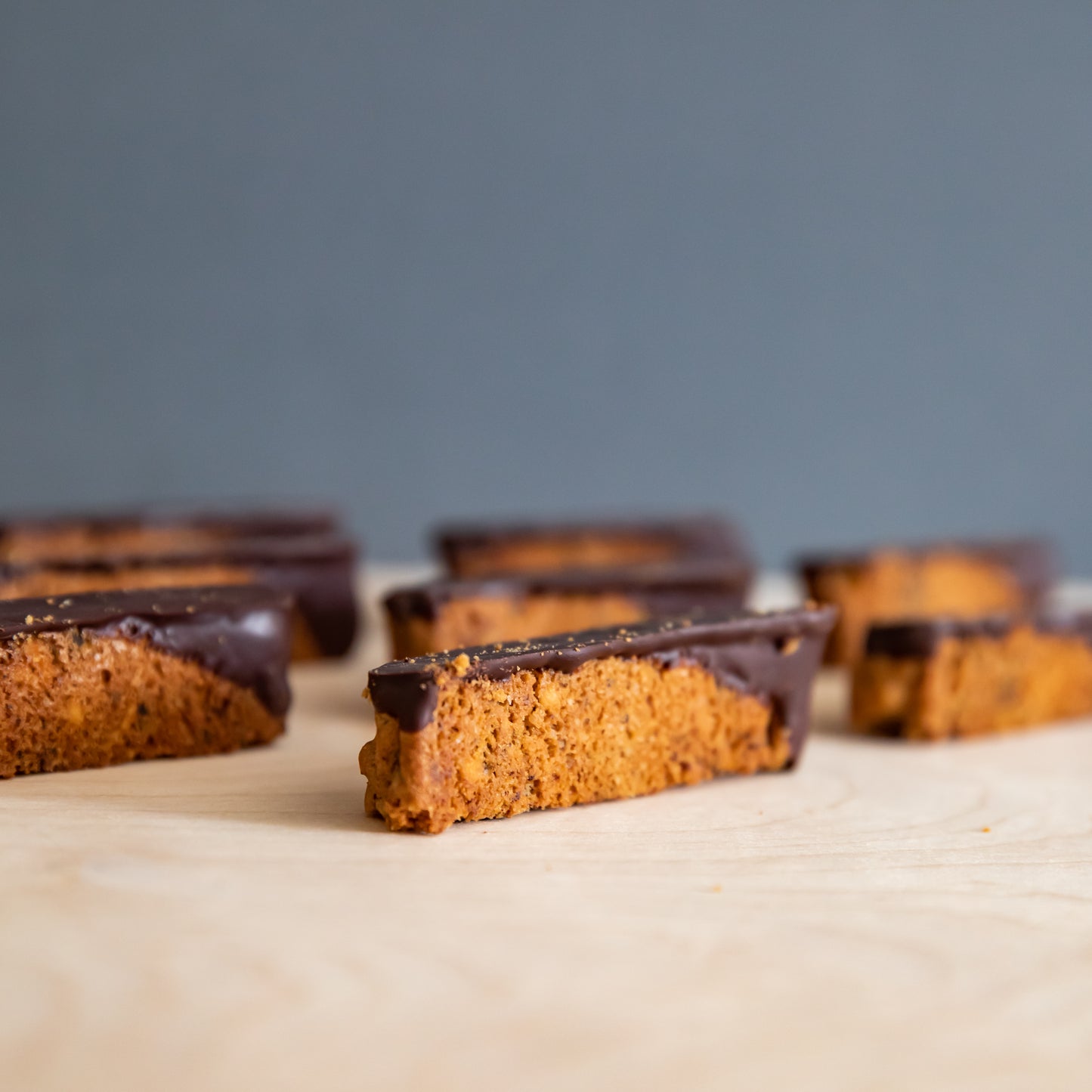 Hazelnut Biscotti with Chocolate Chips