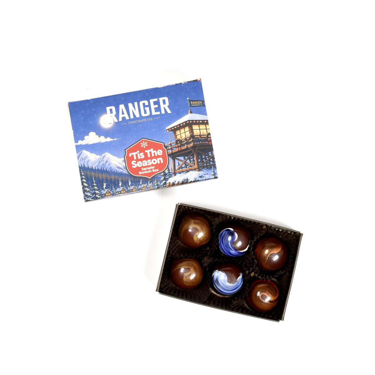 ’Tis The Season Bonbon Sampler, 6-Pack (Winter/Holiday)