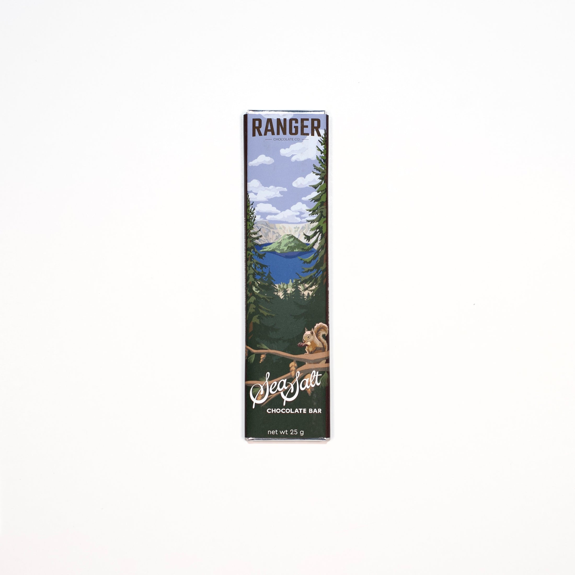 Explorer Series Sea Salt Chocolate Bar package on a white background