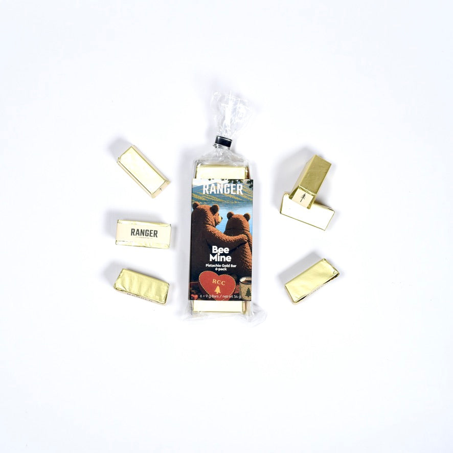 Bee Mine Pistachio Gold Bars, 6-Pack (Valentine's)