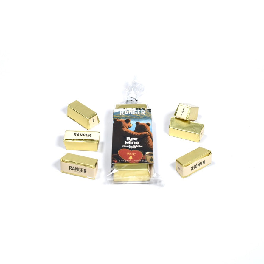 Bee Mine Pistachio Gold Bars, 6-Pack (Valentine's)