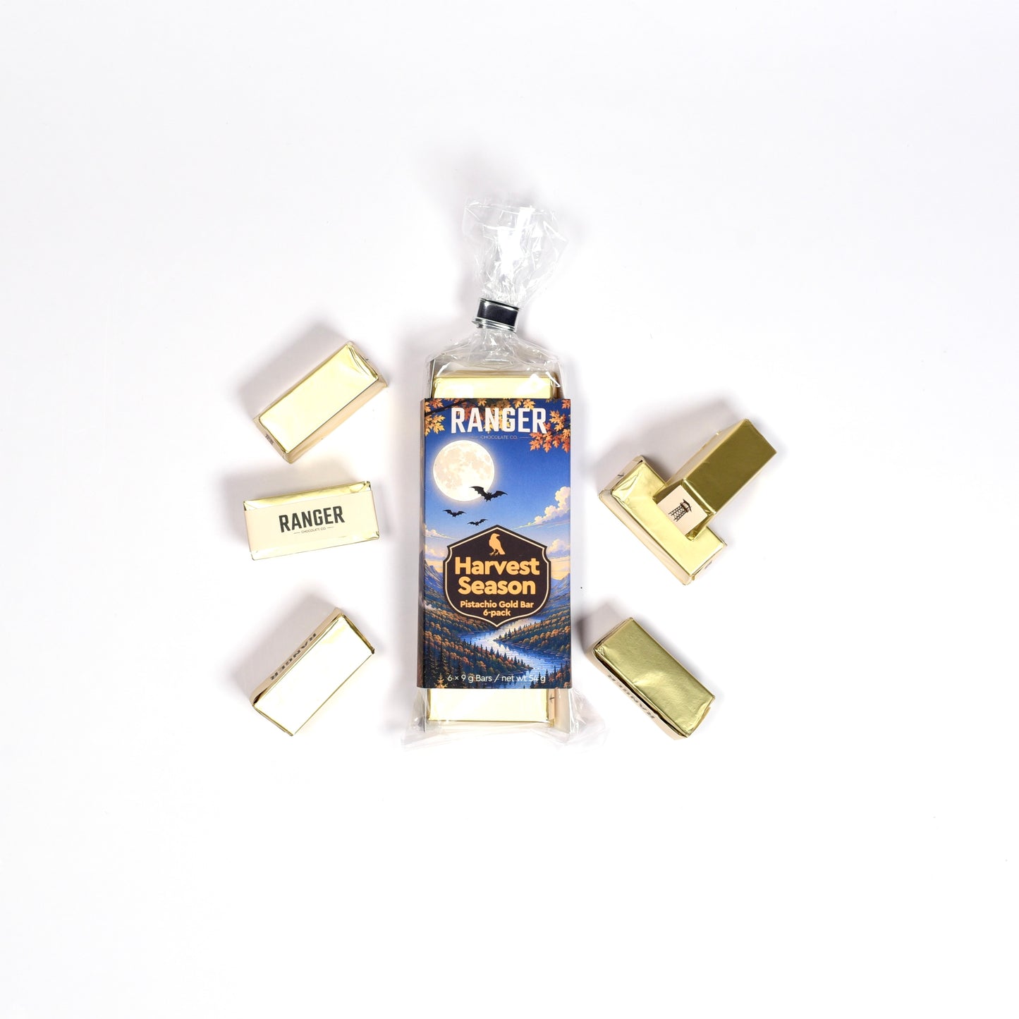 Seasonal, Pistachio Gold Bar, Fall/Harvest, 6-pack