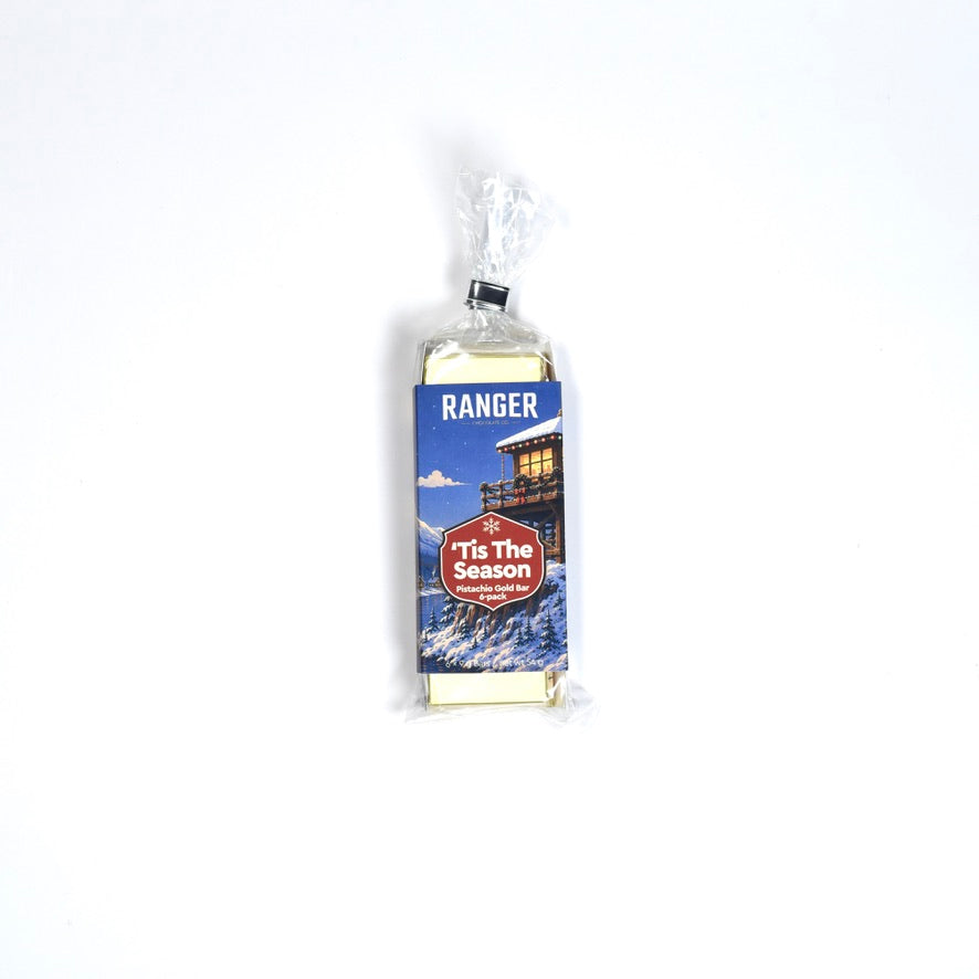 ’Tis The Season Pistachio Gold Bars, 6-Pack (Winter/Holiday)