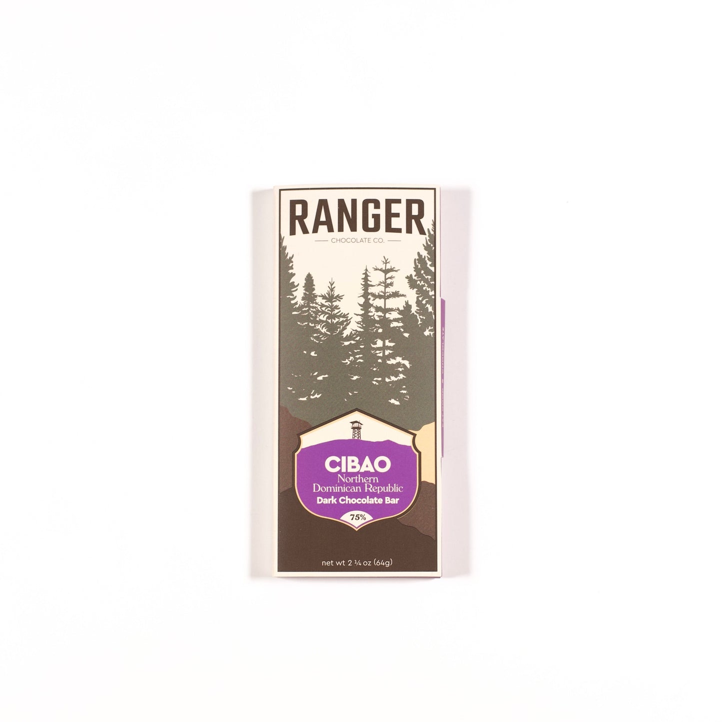 Cibao, Northern Dominican Republic, 75% Dark Chocolate Bar