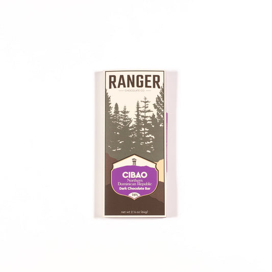 Cibao, Northern Dominican Republic, 75% Dark Chocolate Bar